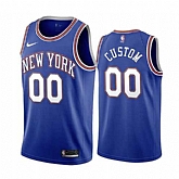 Men's Nike New York Knicks Custom Navy 2019-20 Statement Edition NBA Jersey,baseball caps,new era cap wholesale,wholesale hats